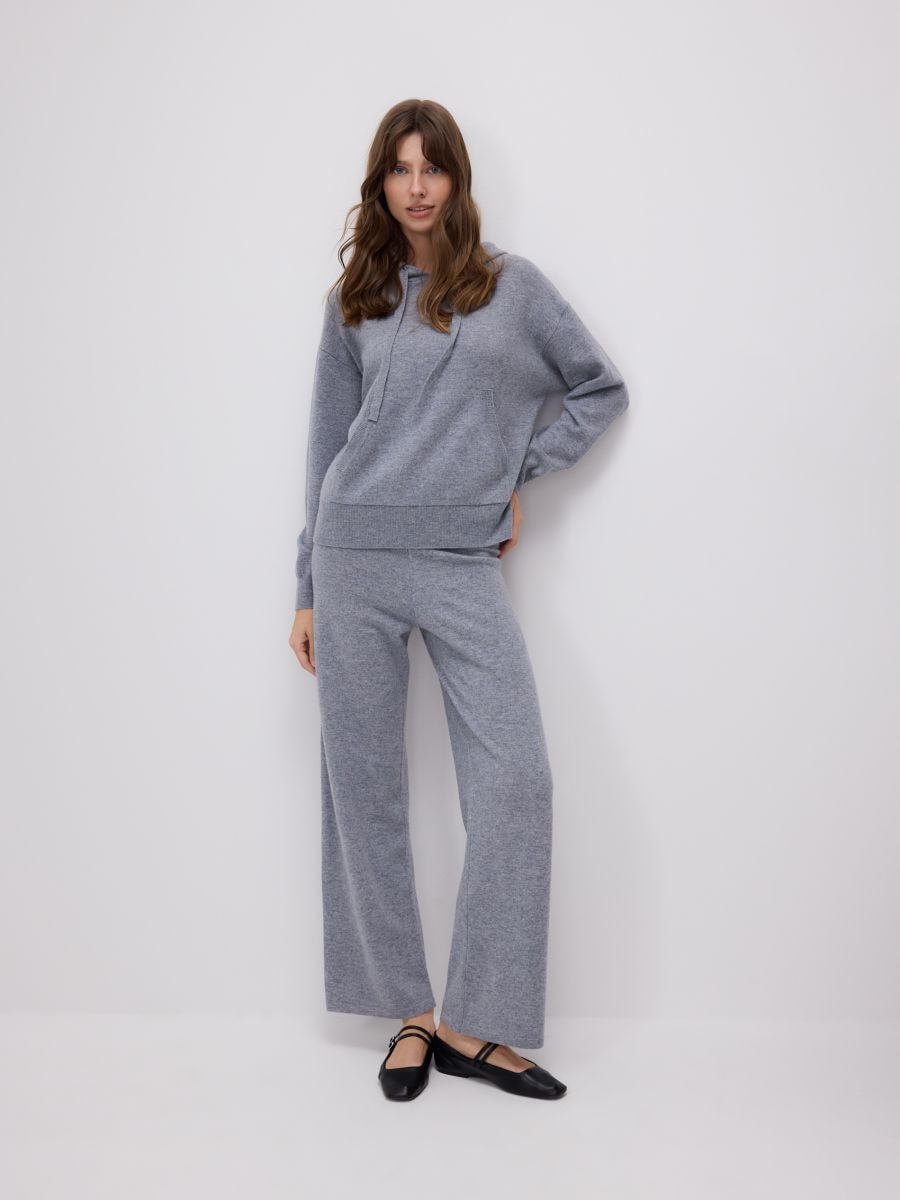 LADIES` TROUSERS - light grey - RESERVED