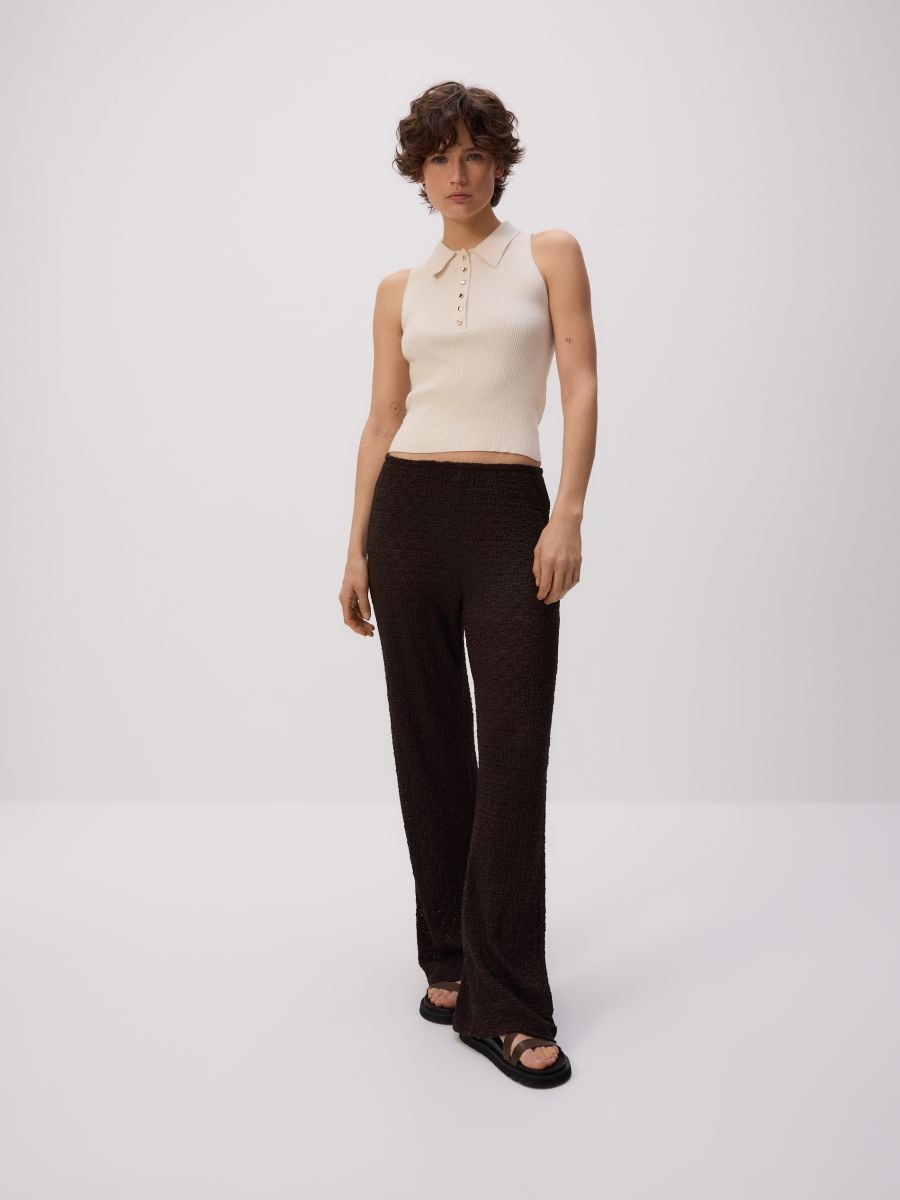 Top with decorative buttons - nude - RESERVED - 2