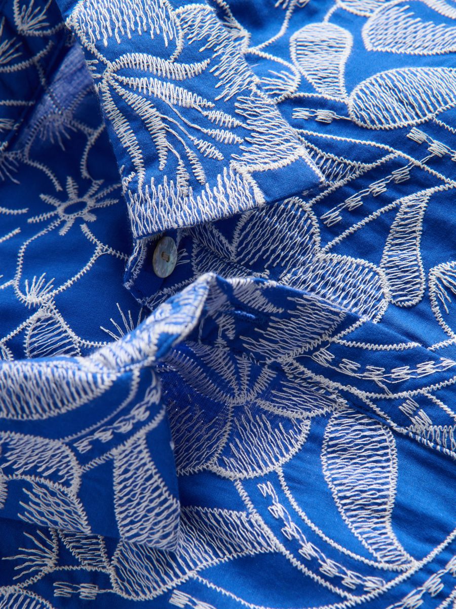 Chemise en coton brodé - multicolore - RESERVED - 9