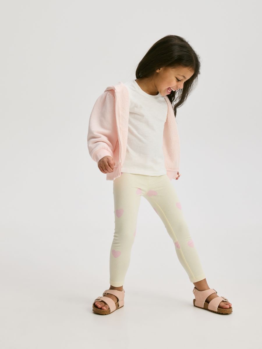 Leggings mit hohem Baumwollanteil, 2er-Pack - bunt - RESERVED - 3