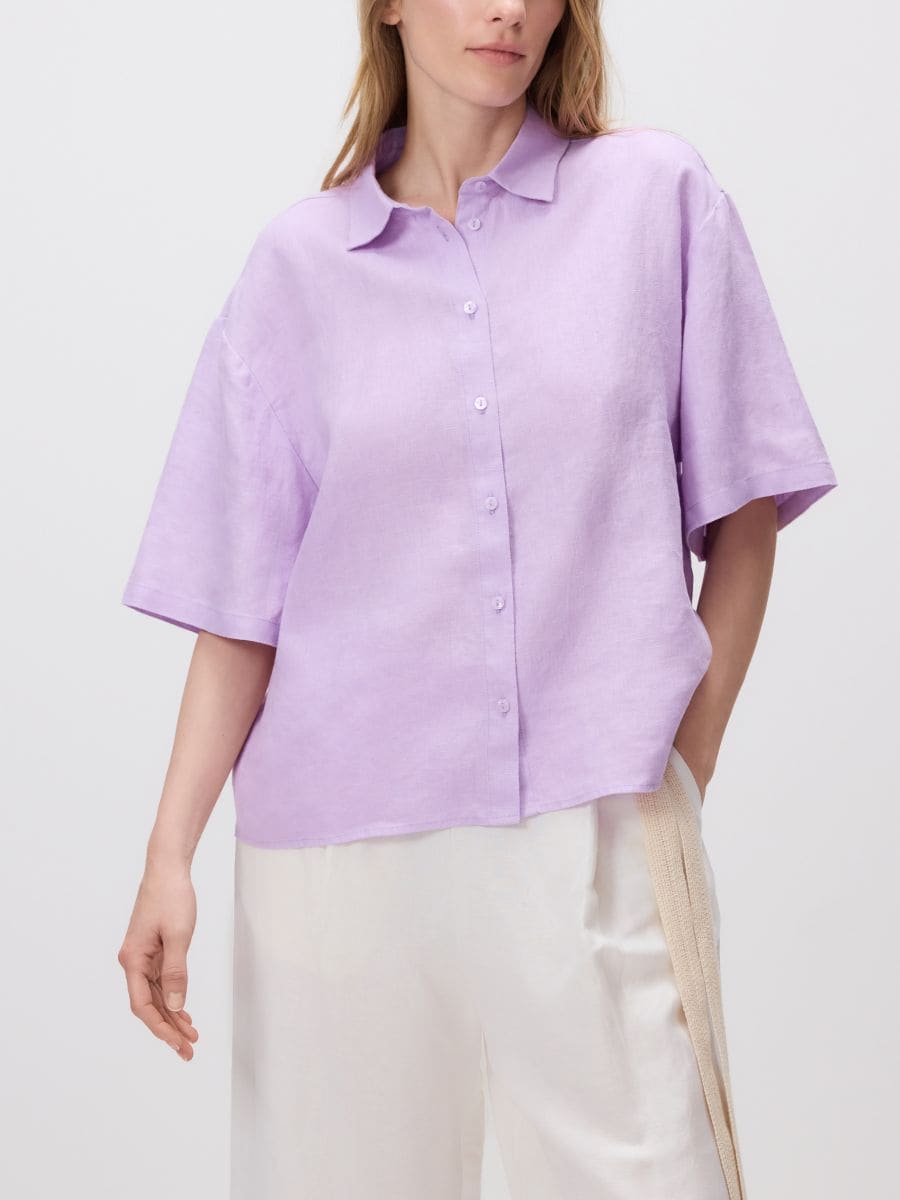 LADIES` SHIRT - vynuogių - RESERVED
