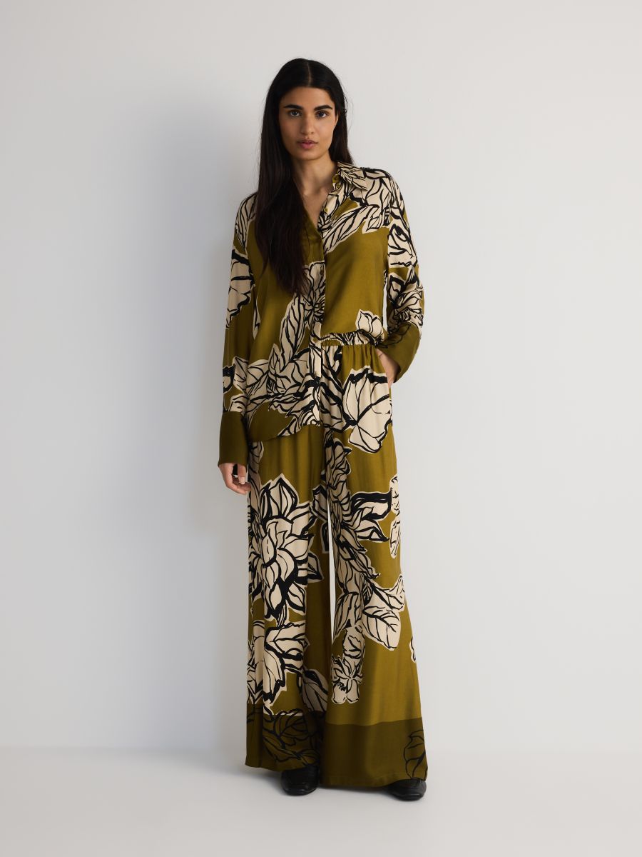 Viscose shirt - multicolor - RESERVED - 3