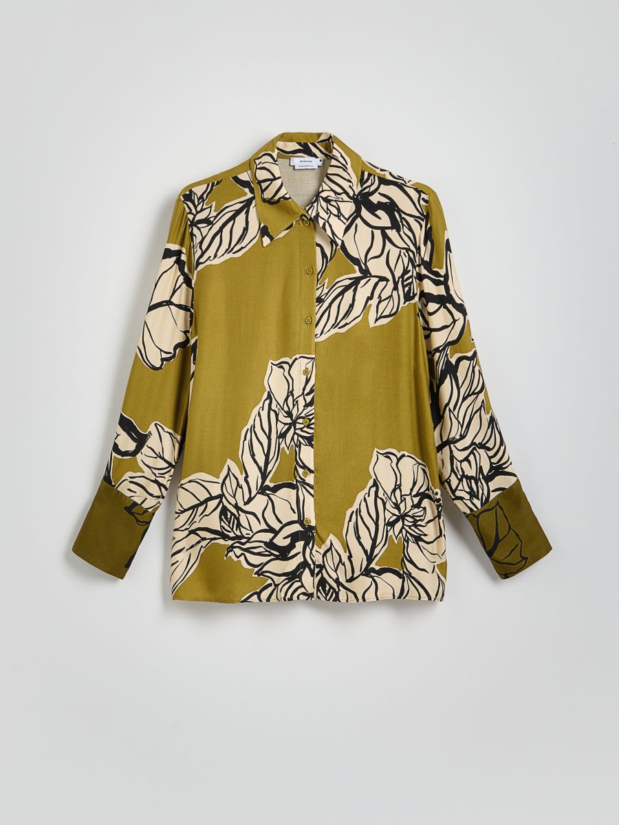 Viscose shirt - multicolor - RESERVED - 6