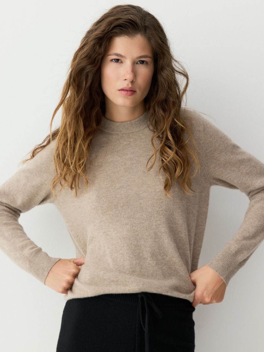 LADIES` SWEATER - бежевий - RESERVED