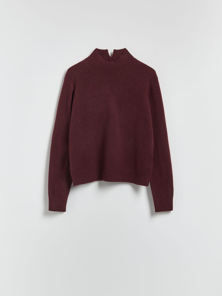 LADIES` SWEATER - mogano - RESERVED