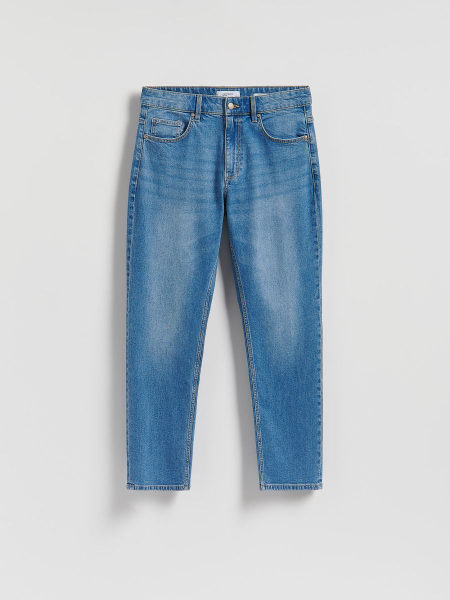 Jean straight fit - bleu - RESERVED