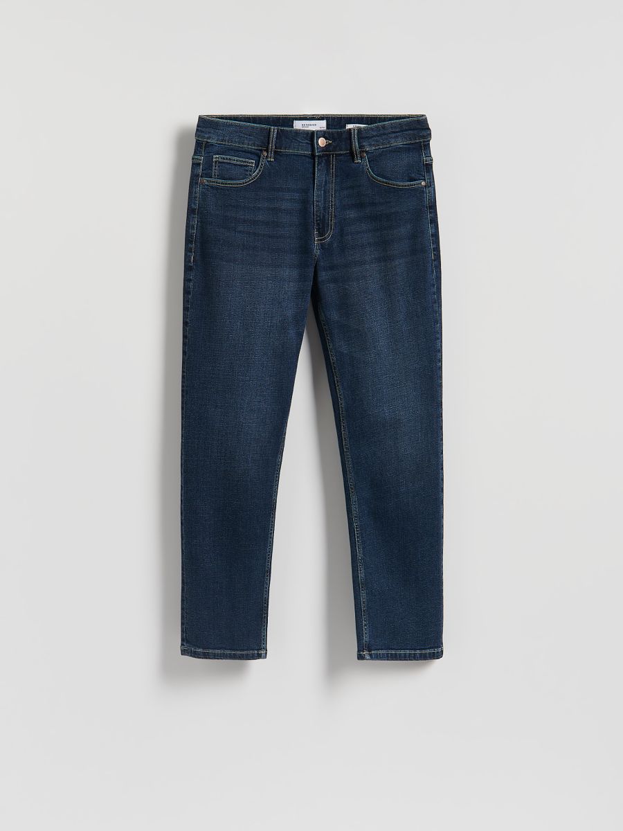 Straight fit jeans - navy - RESERVED