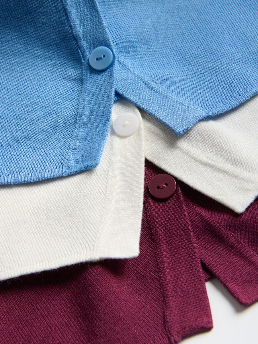 Viskoserig jerseyvest - creme - RESERVED - 6