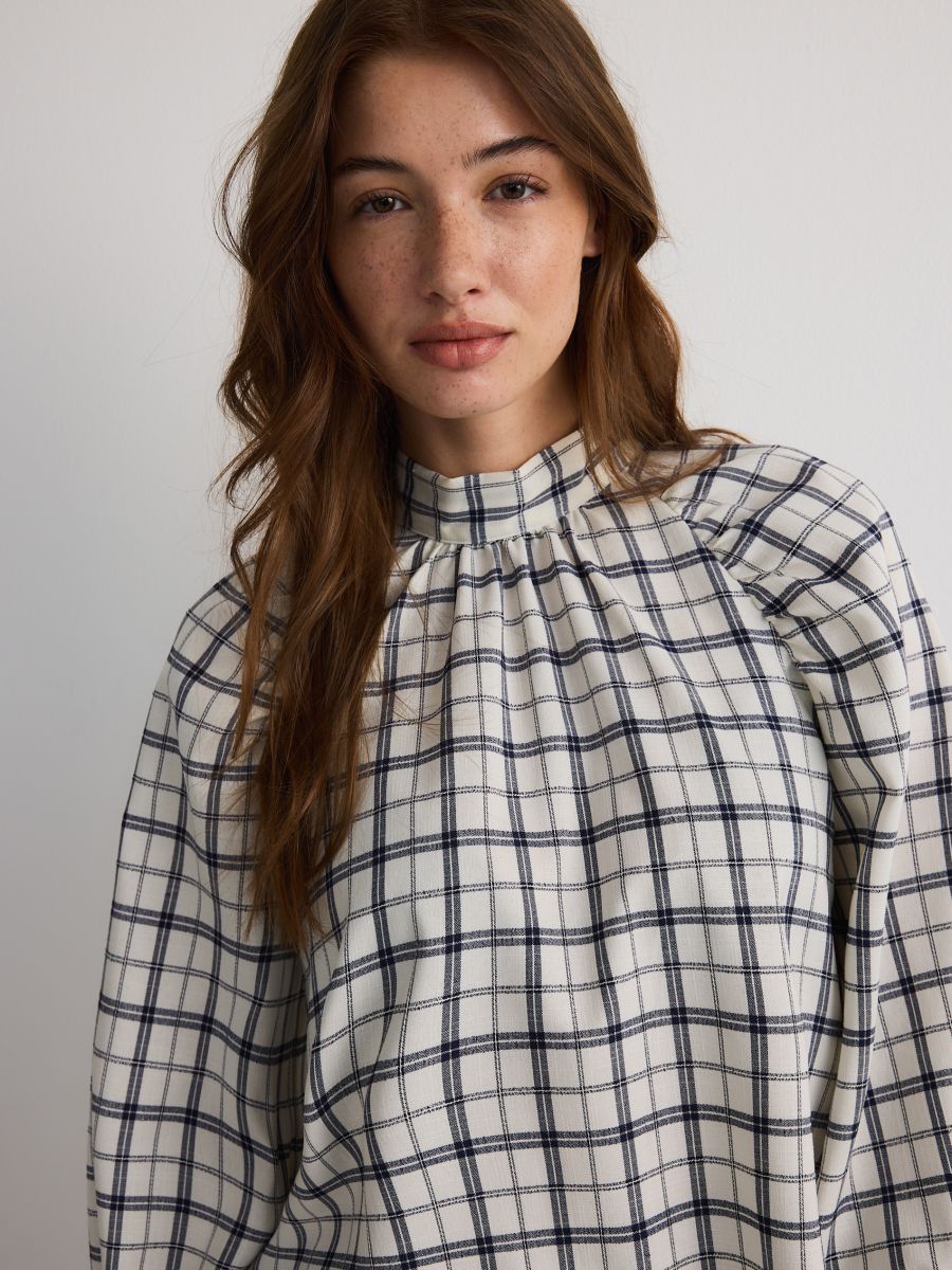 Back tie blouse - multicolor - RESERVED - 6