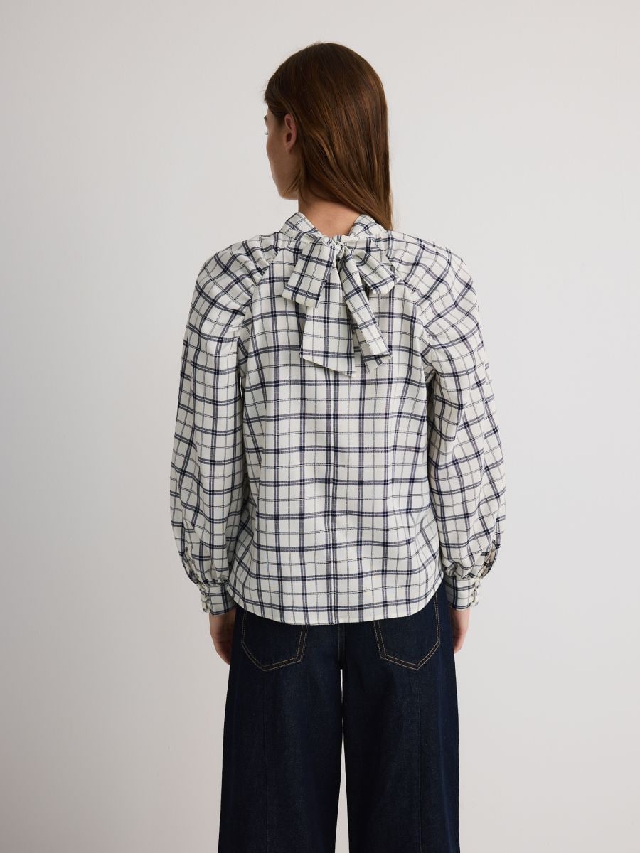 Back tie blouse - multicolor - RESERVED - 7