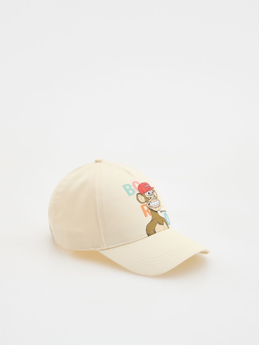 BOYS` PEAKED CAP - GRÄDDE - RESERVED