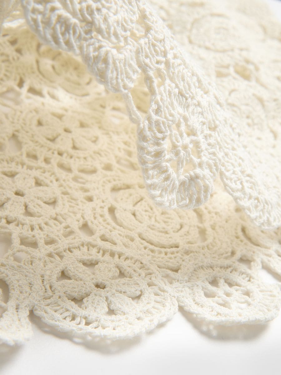 Openwork top - cream - RESERVED - 3
