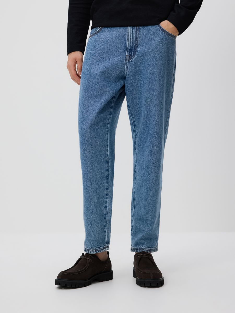 新品 TELA デニム ジーンズ 26 CARROT PANTS DENIM Blue organic denim carrot jeans | Marni