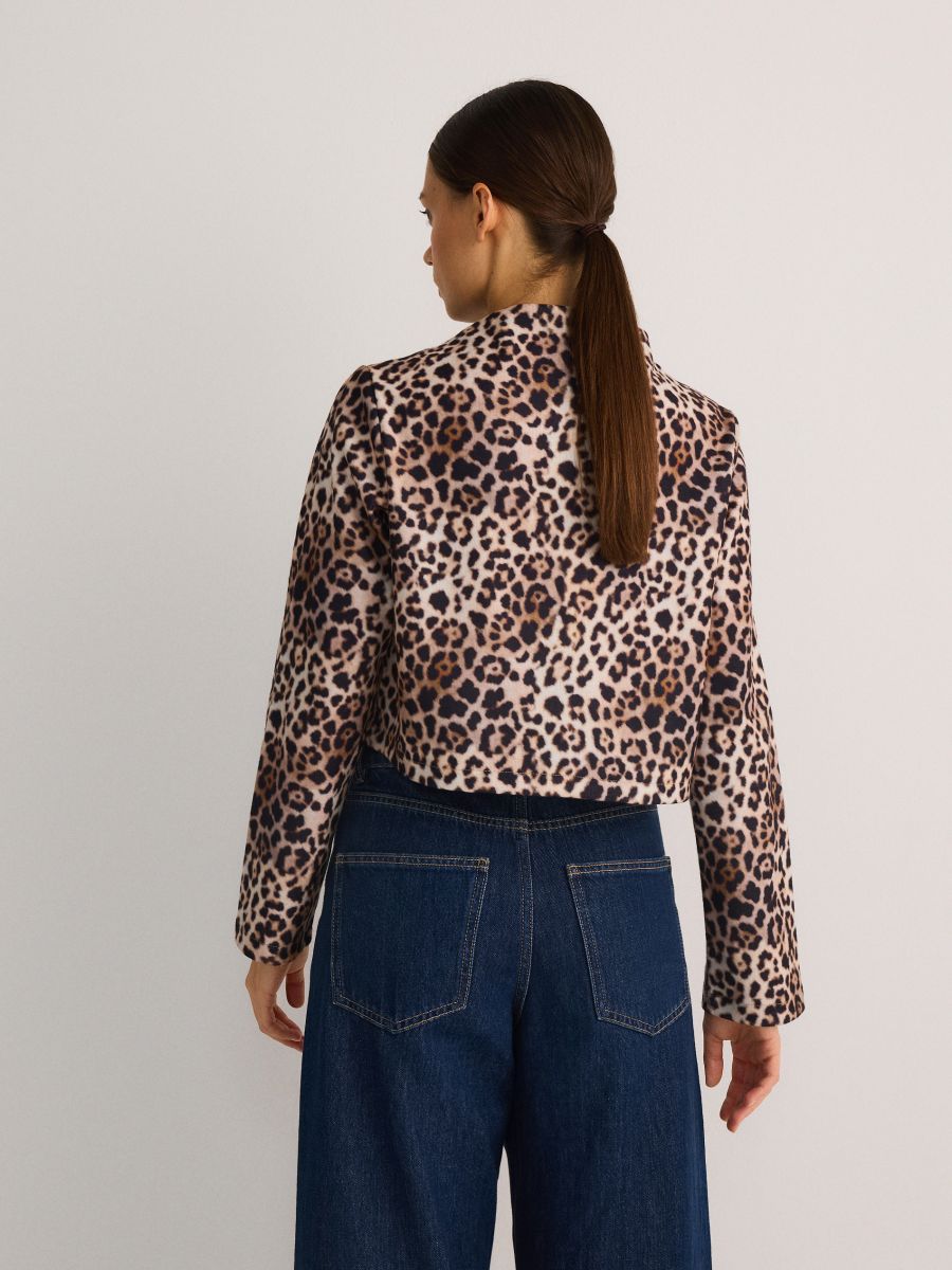 Leopard pattern blouse - multicolor - RESERVED - 4