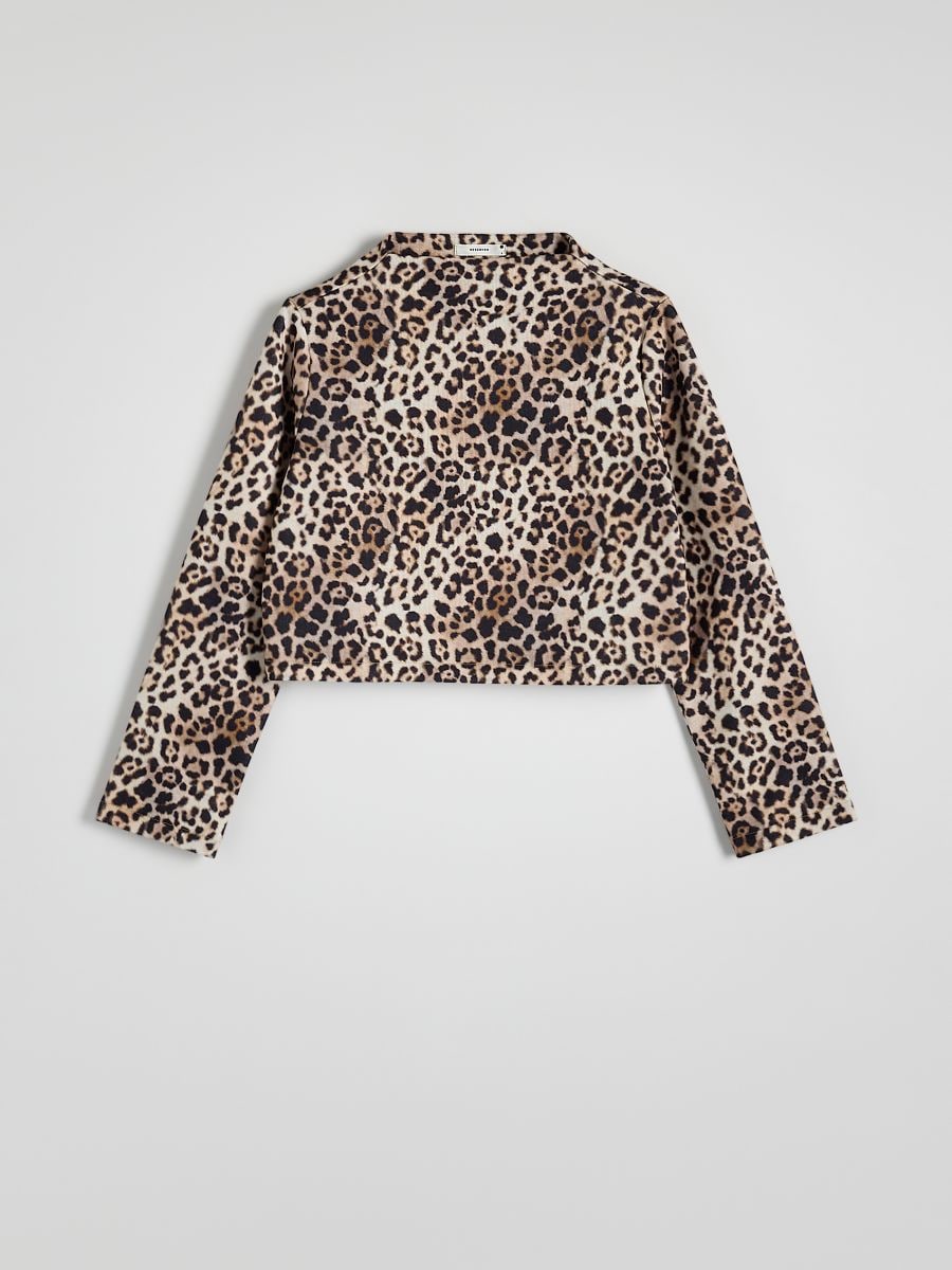 Leopard pattern blouse - multicolor - RESERVED - 5