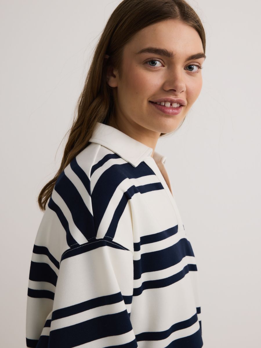LADIES` JOGGING TOP - navy - RESERVED - 4