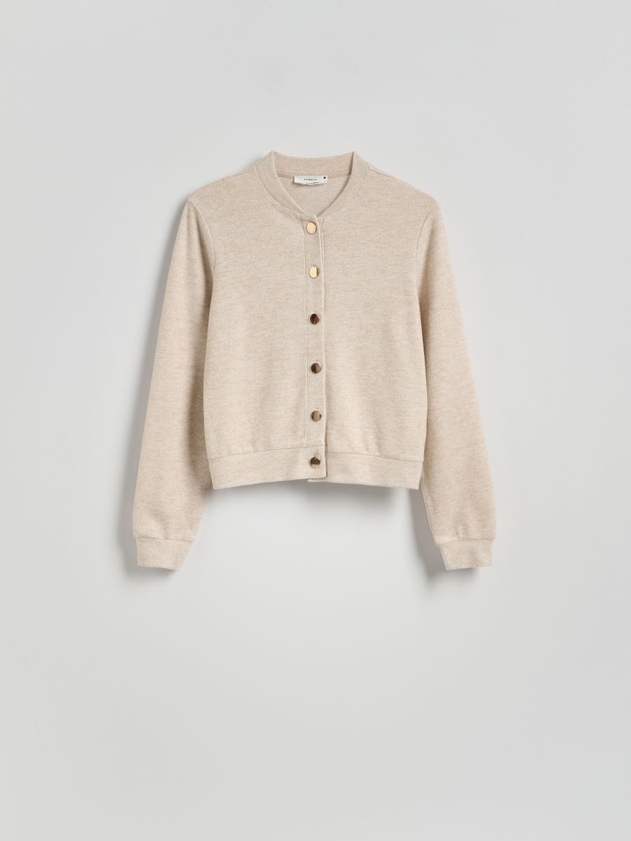 Bombersweater - BEIGE - RESERVED