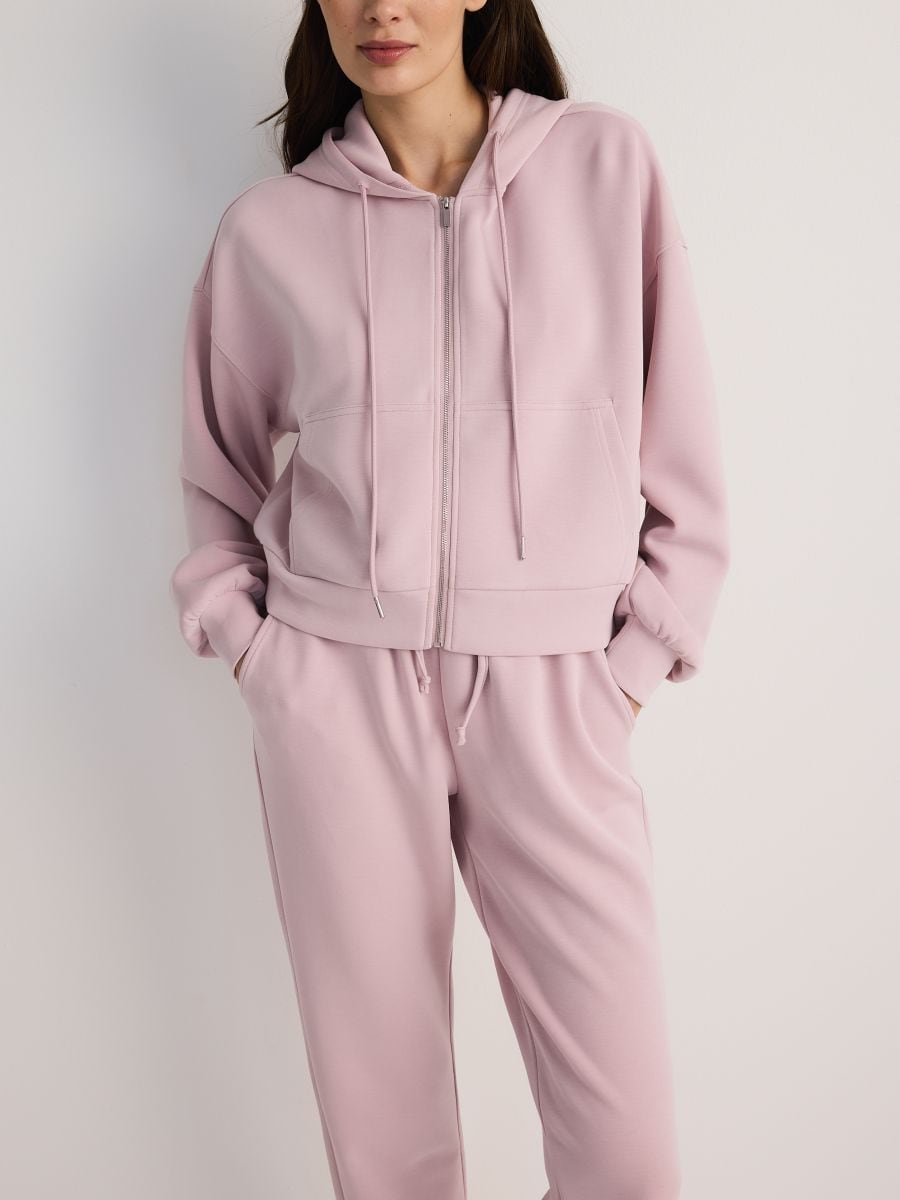 LADIES` JOGGING TOP - roze - RESERVED - 3