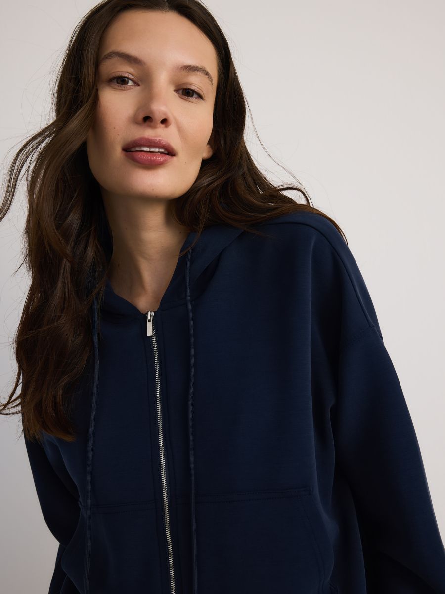 LADIES` JOGGING TOP - navy - RESERVED - 3
