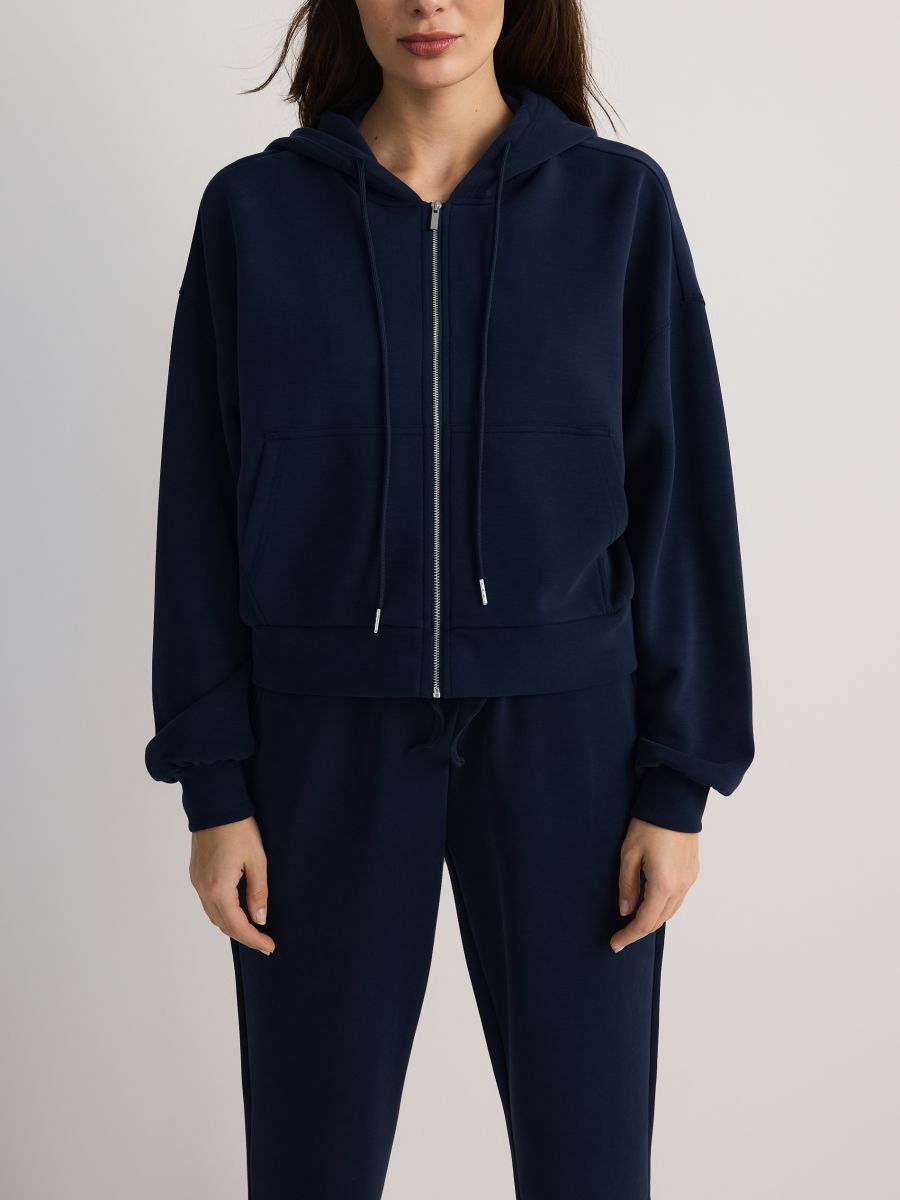 LADIES` JOGGING TOP - navy - RESERVED - 4