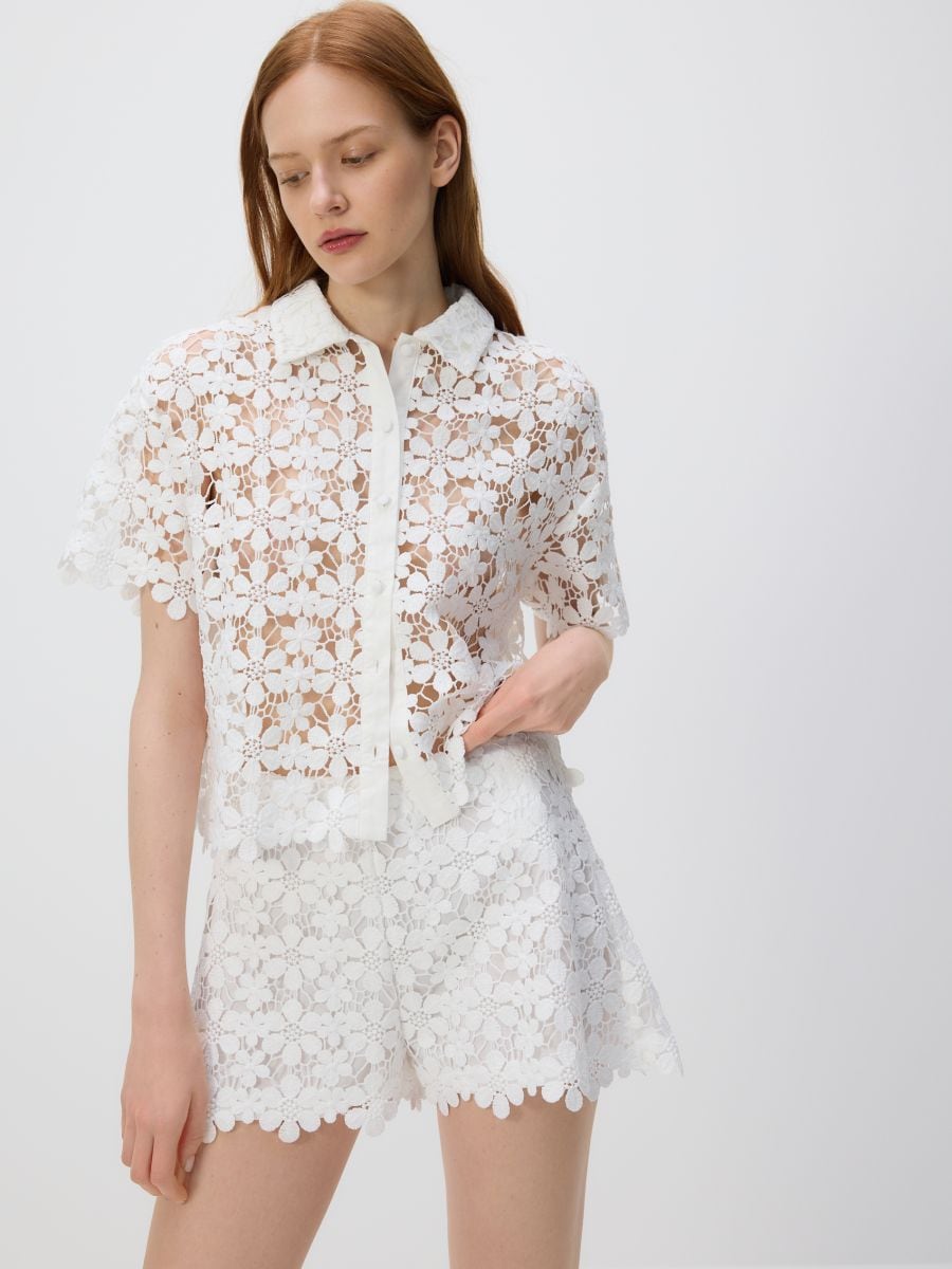 Openwork shorts - white - RESERVED - 2