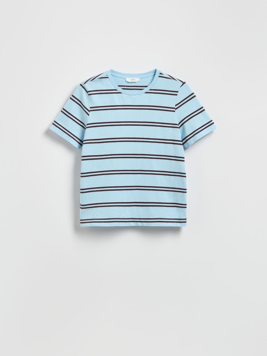 Stripe T-shirt - pale blue - RESERVED