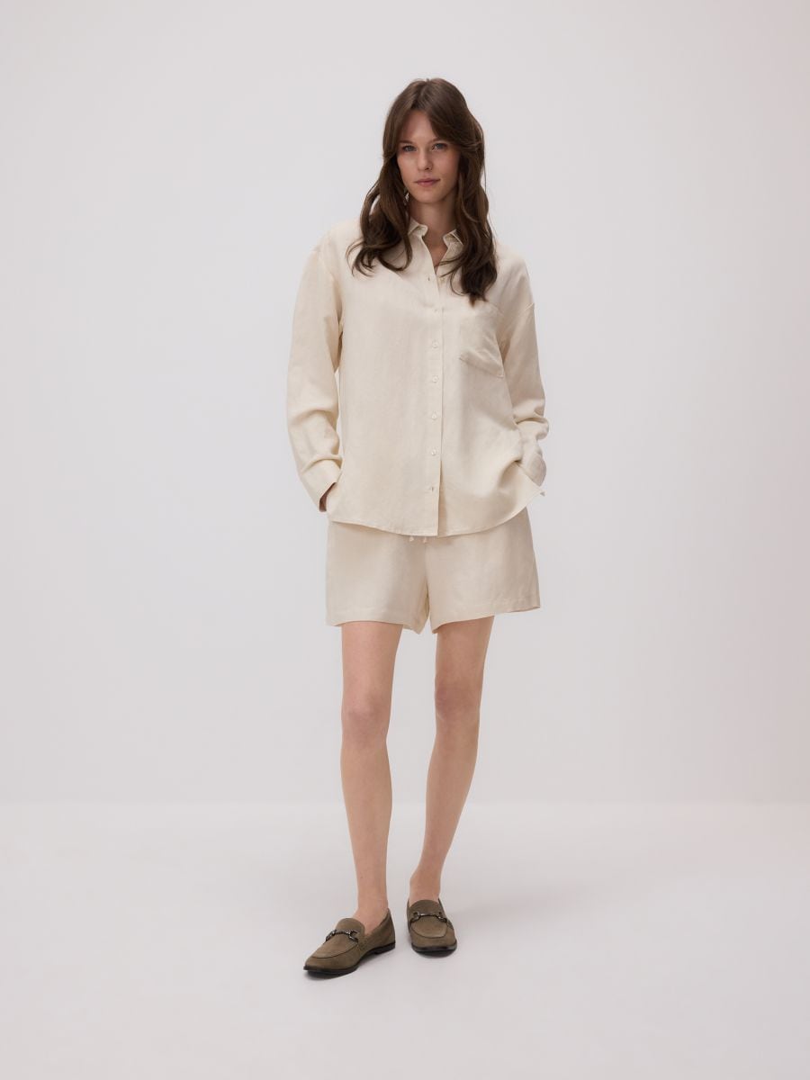 LADIES` SHIRT - nude - RESERVED