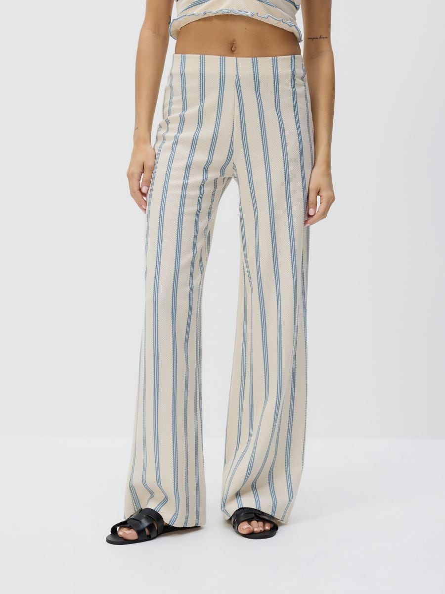 Stripe trousers - nude - RESERVED - 2