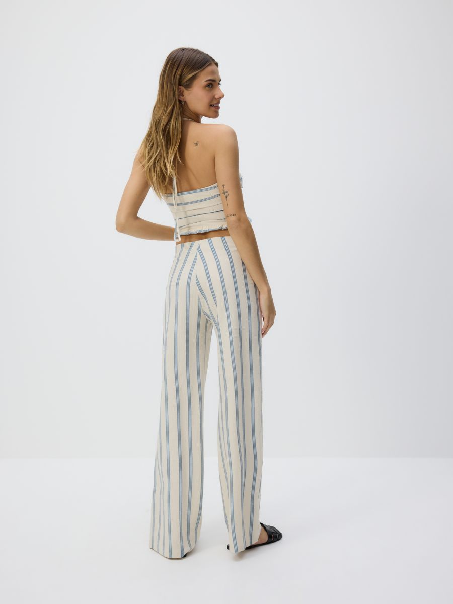 Stripe trousers - nude - RESERVED - 3