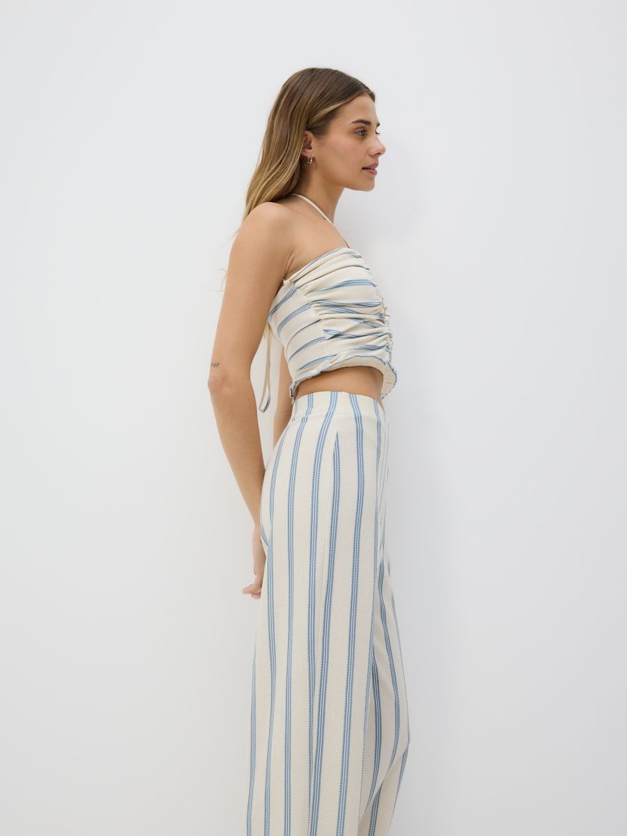 Stripe trousers - nude - RESERVED - 4