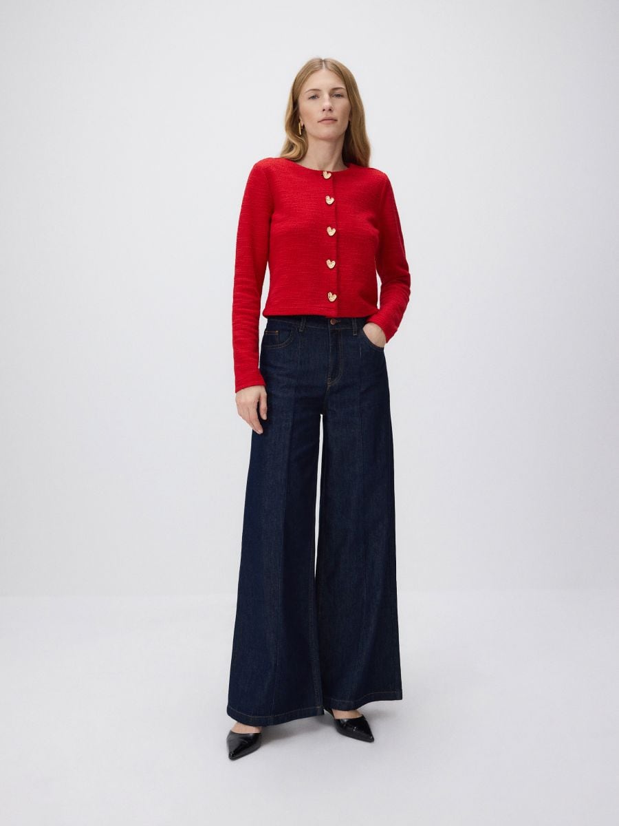 Blazer with decorative buttons - red - RESERVED - 4