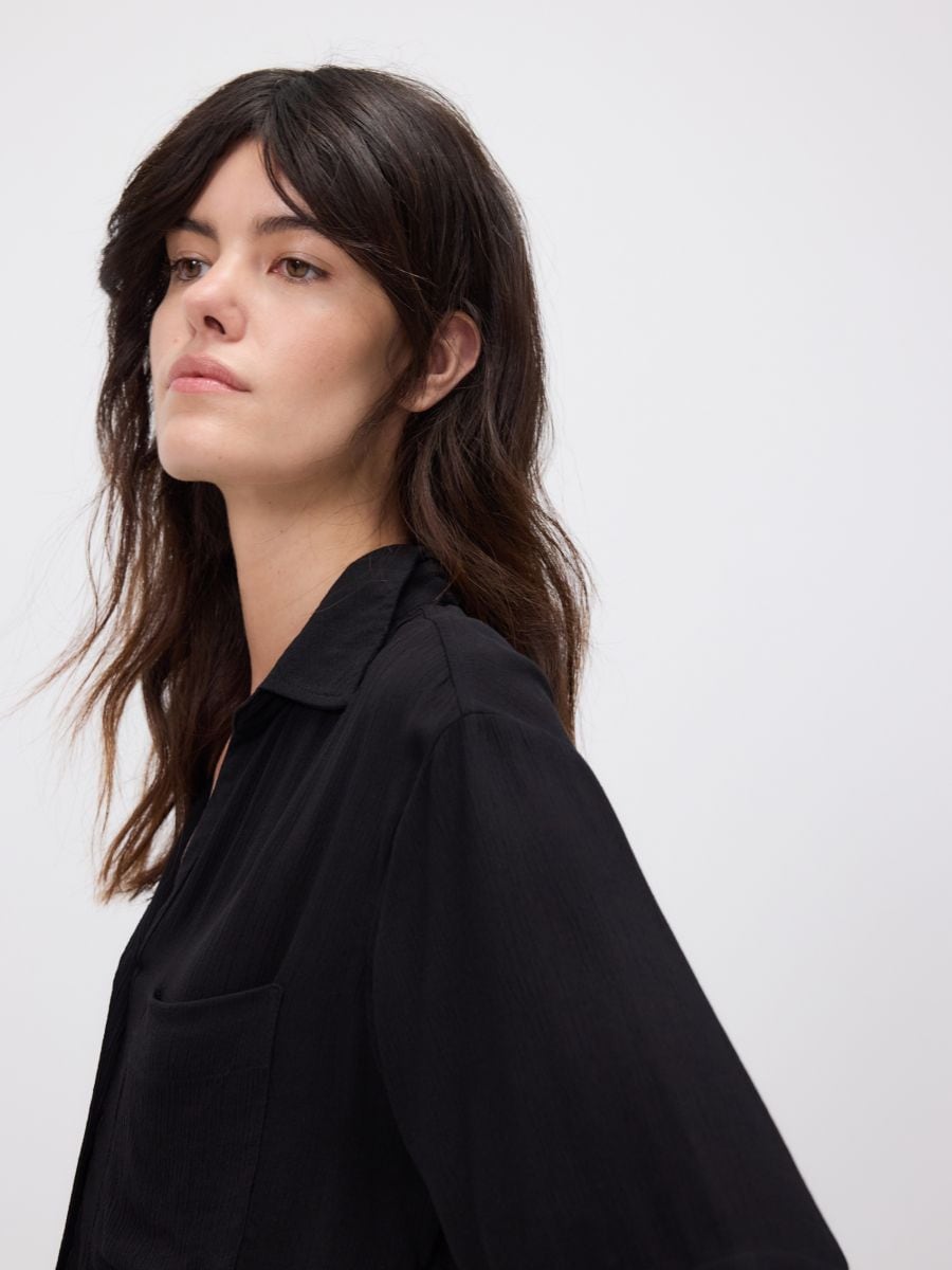 LADIES` SHIRT - nero - RESERVED