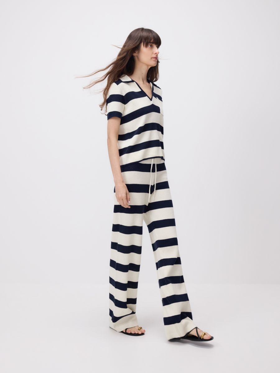 Jersey trousers - multicolor - RESERVED - 2