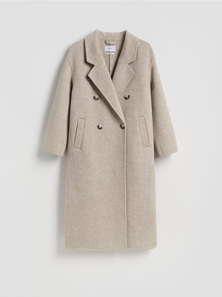 LADIES` COAT - nude - RESERVED