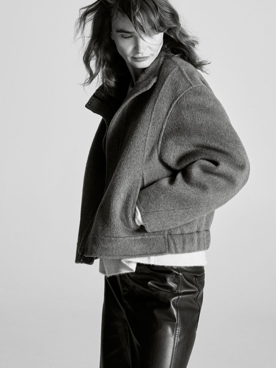 Handmade wool coat Color mid grey - RESERVED - VZ741-85M