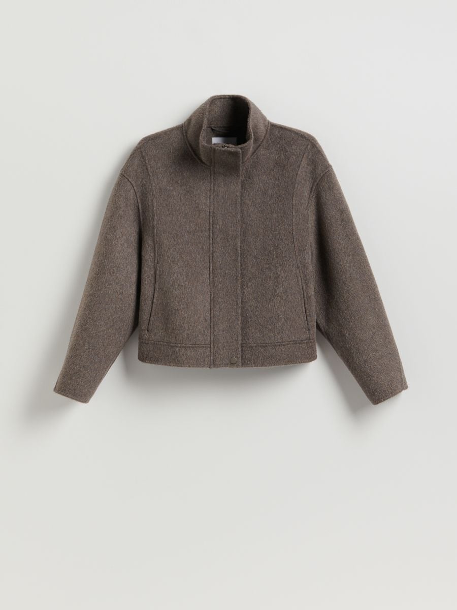 ジャケット・アウター handmade wool middle coat Handmade wool coat Color mid grey - RESERVED - VZ741-85M