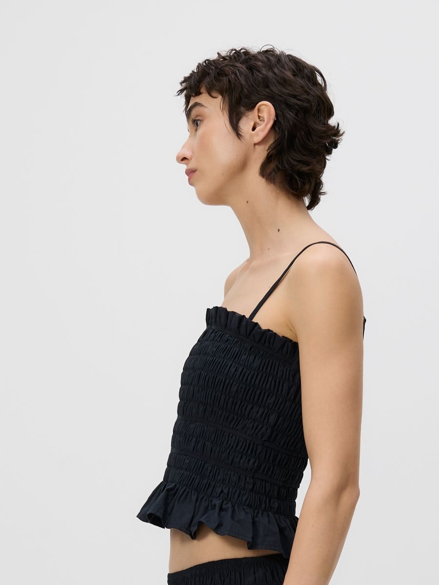 Textured top - black - RESERVED - 3