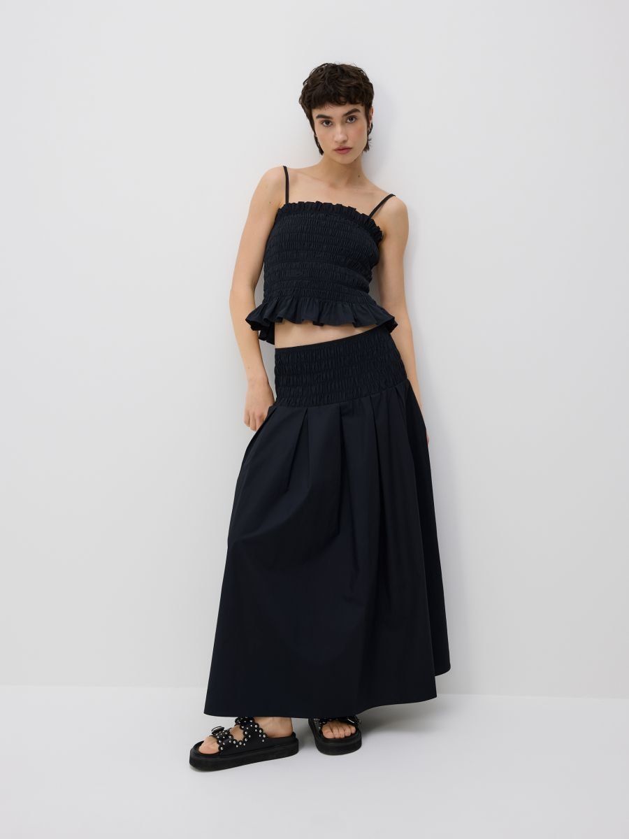 Textured top - black - RESERVED - 4