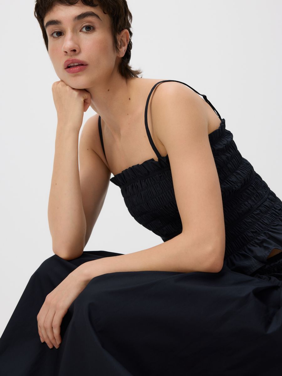 Textured top - black - RESERVED - 5