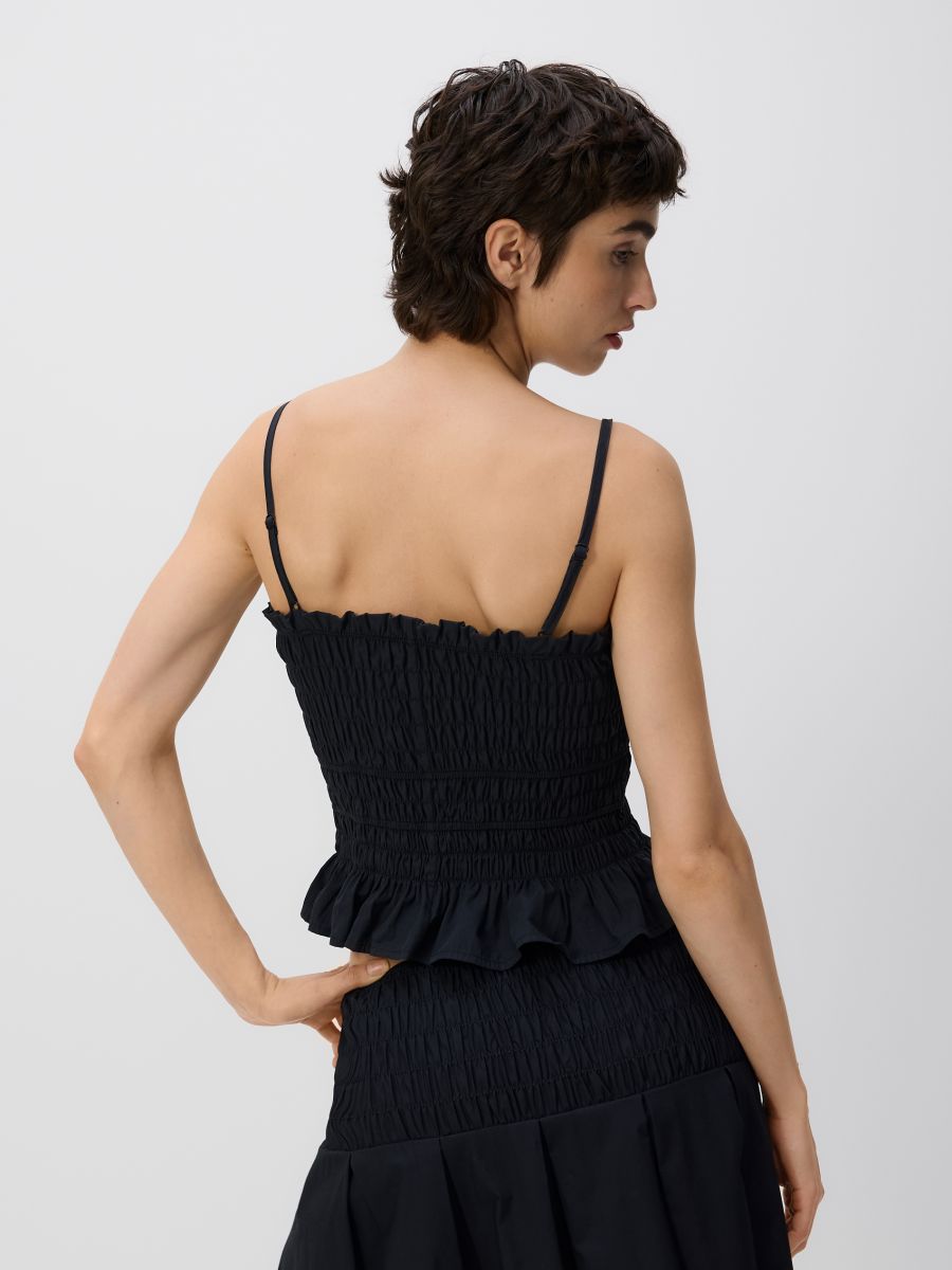 Textured top - black - RESERVED - 6
