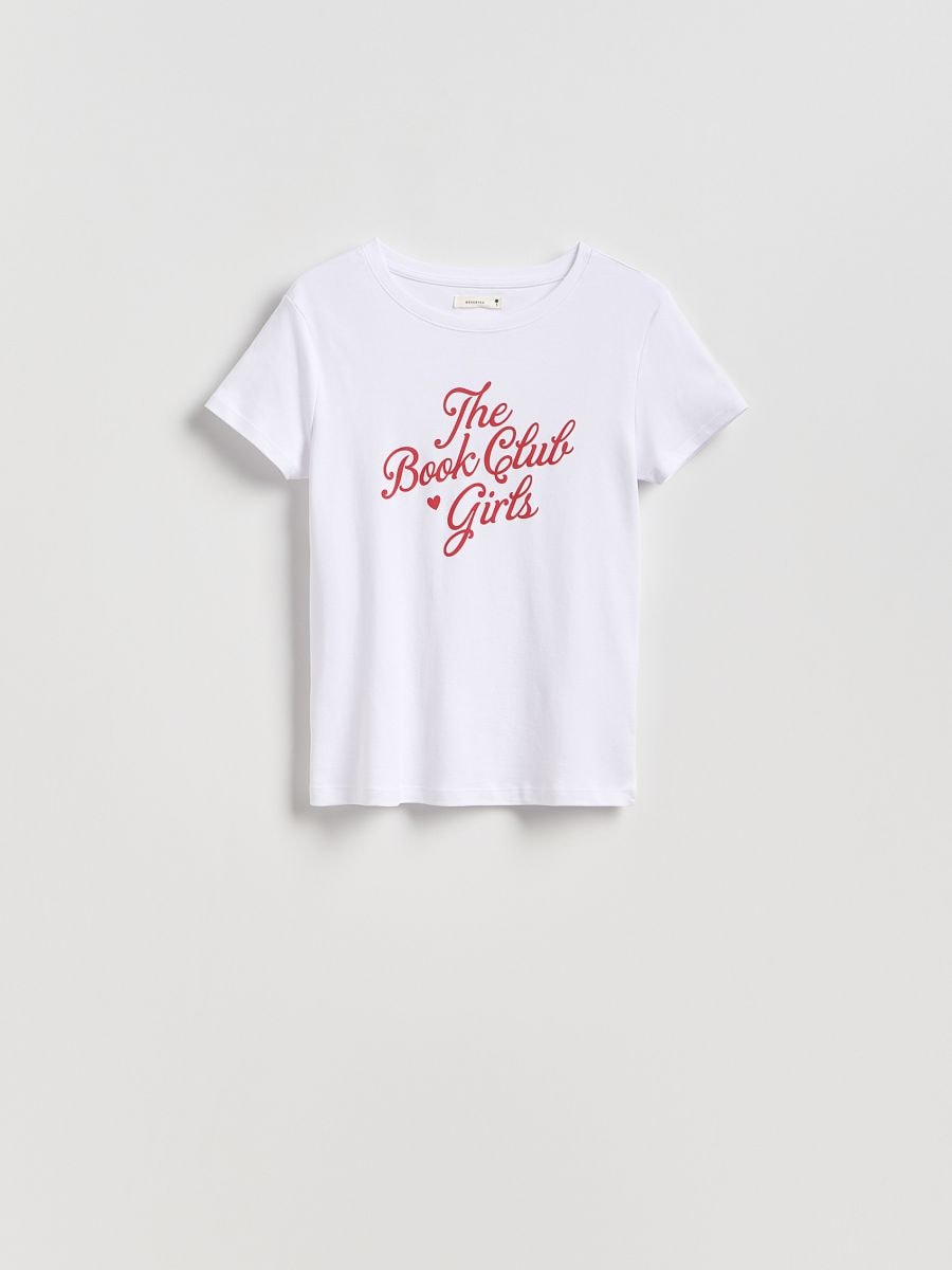T-Shirt mit Print - weiß - RESERVED