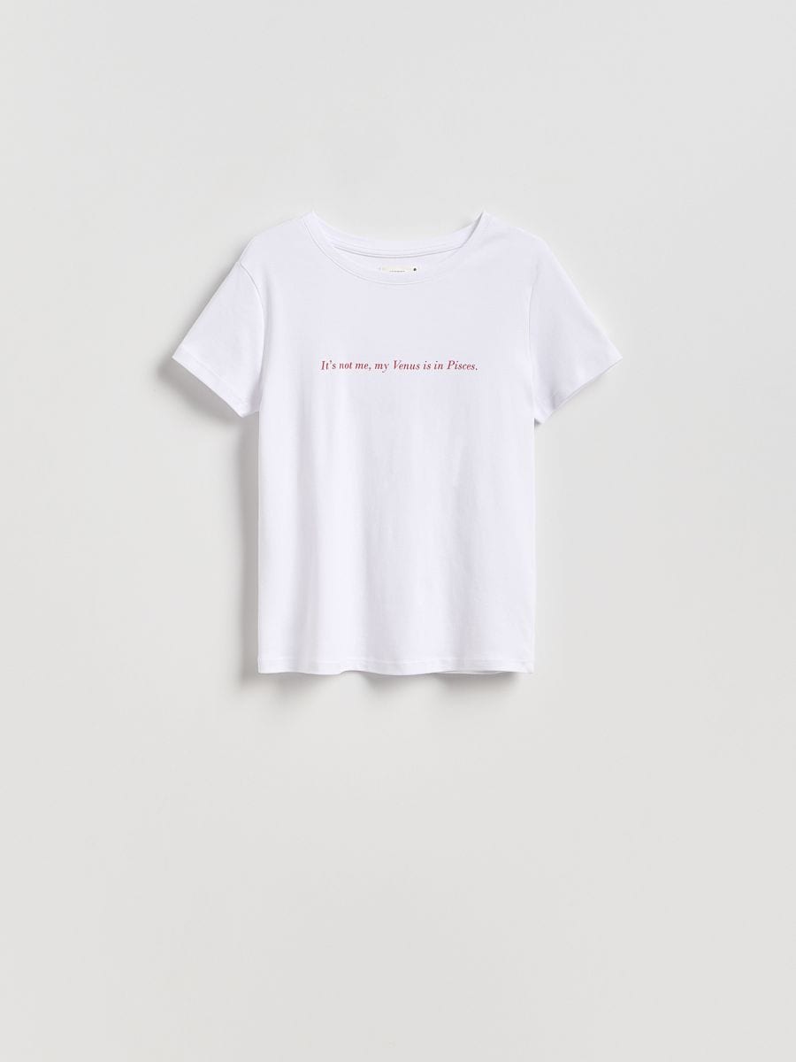 Printed T-shirt - white - RESERVED