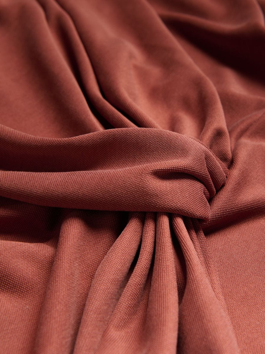 Plain modal rich blouse - copper - RESERVED - 7