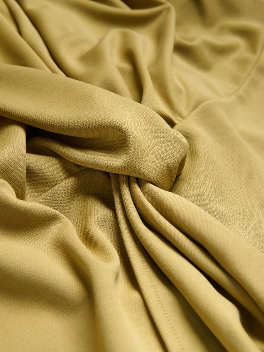 Plain modal rich blouse - light olive - RESERVED - 6