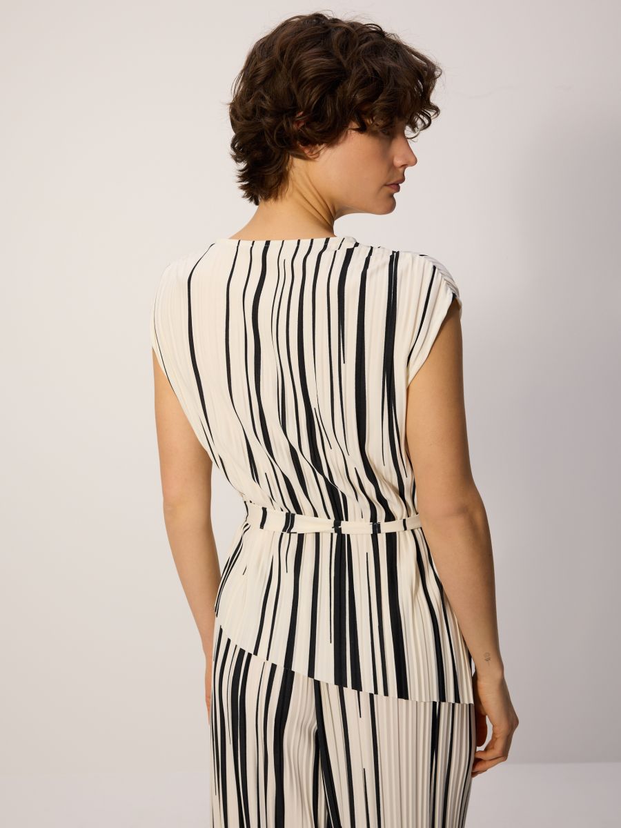 LADIES` BLOUSE - шарено - RESERVED - 4