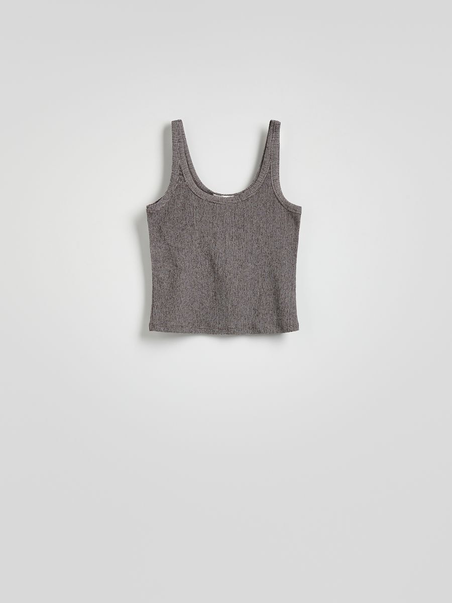 Textured top - dark grey - RESERVED - 4