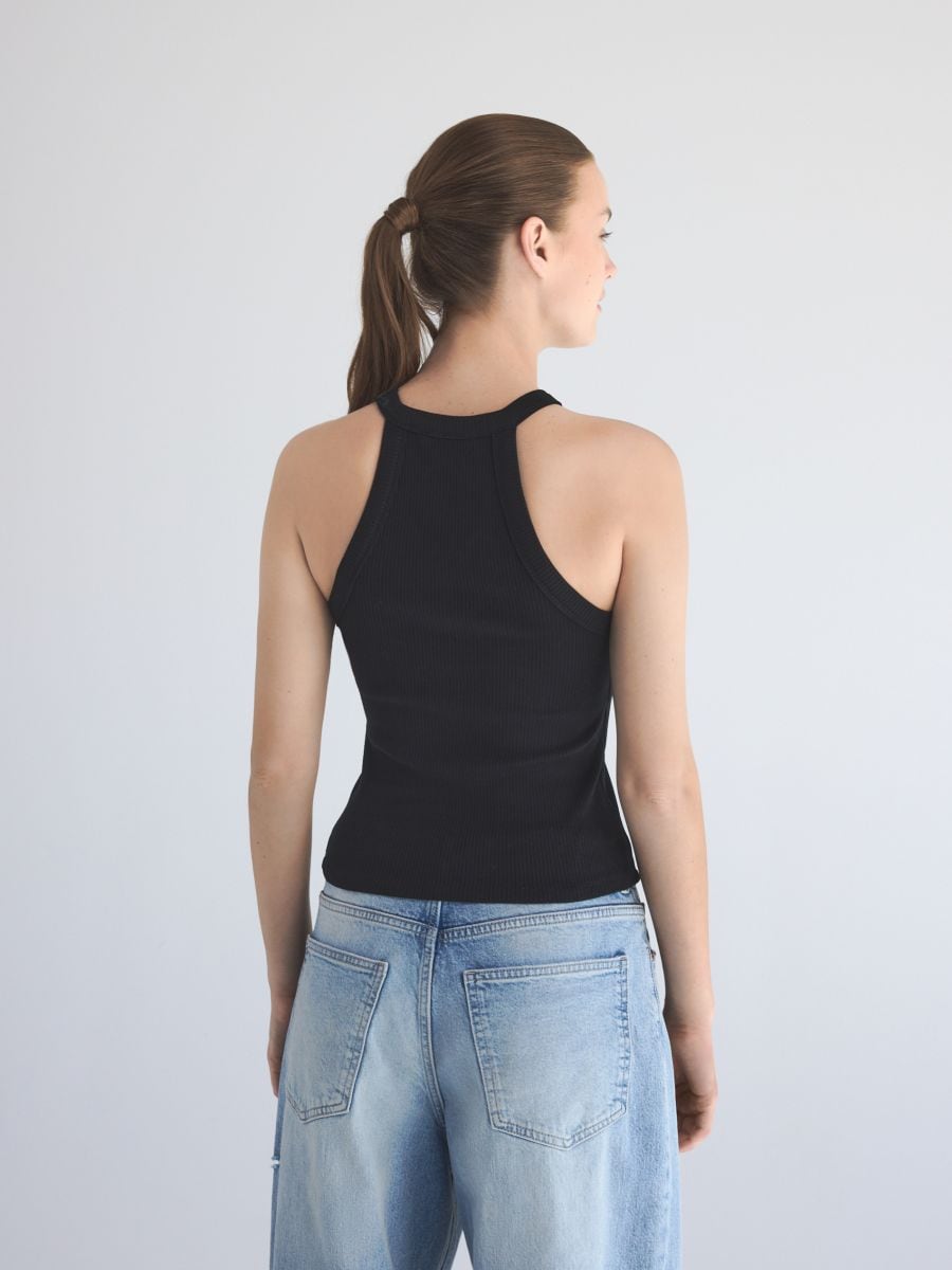 Cotton top - black - RESERVED - 6