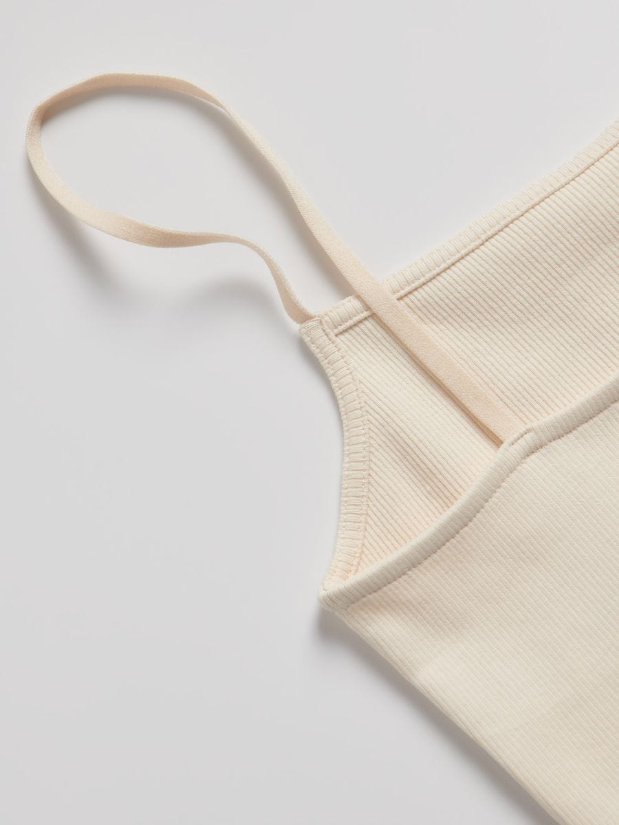 Cami crop top - cream - RESERVED - 5