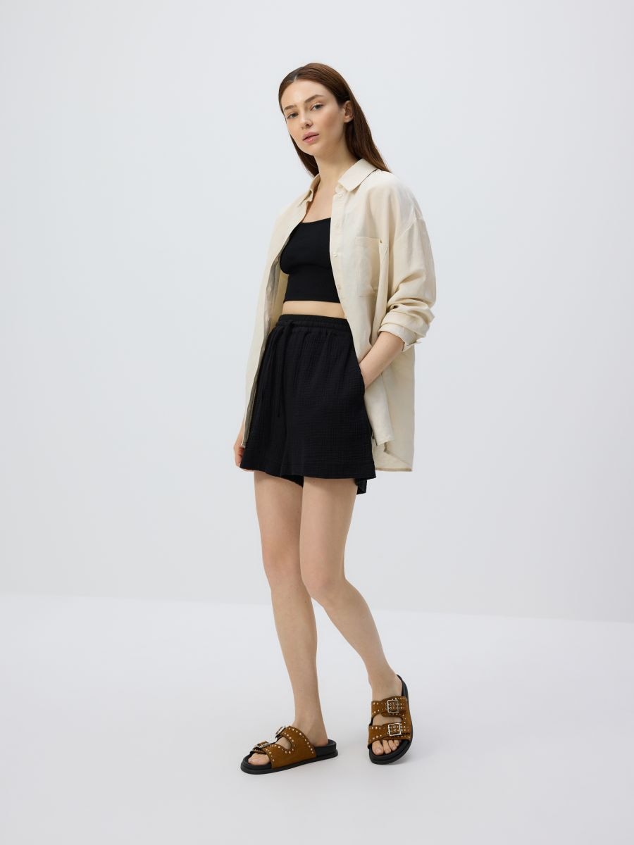 Cami crop top - black - RESERVED - 3