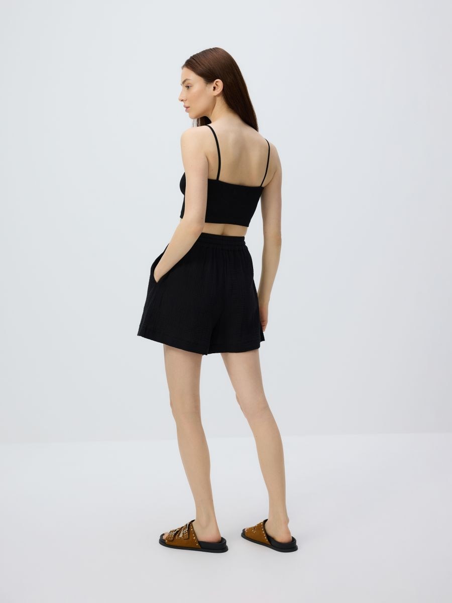Cami crop top - black - RESERVED - 4